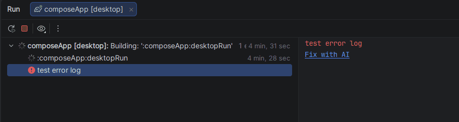 Kermit Error log in IntelliJ/Android Studio IDE